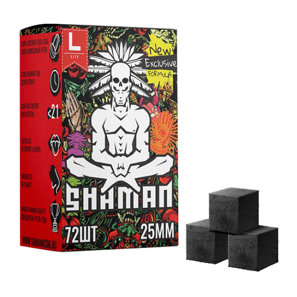 Кокосовый уголь Shaman 25мм в Нарьян-Маре