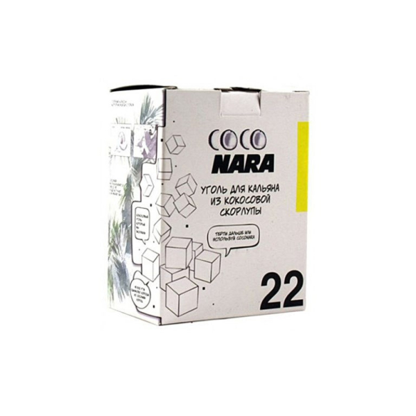 Уголь CocoNara 22мм для кальяна - 24 шт в Нарьян-Маре