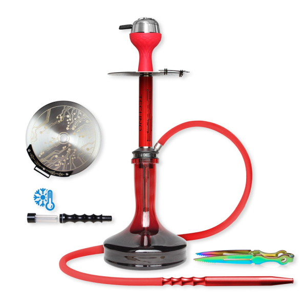 Кальян Seven star TE1 TECHNO Red 60см в Нарьян-Маре