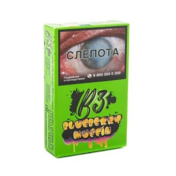 Табак B3 Blueberry Muffin (Черничный Маффин) 50 гр в Нарьян-Маре