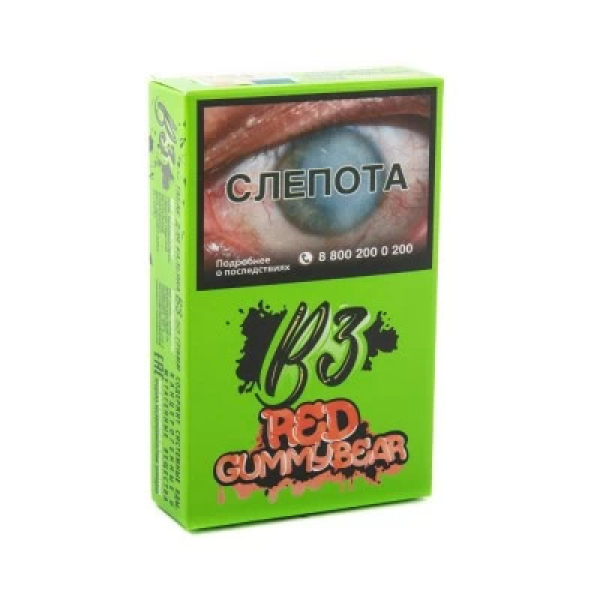 Табак B3 Red Gummy Bear (Красные Мишки Гамми) 50 гр в Нарьян-Маре