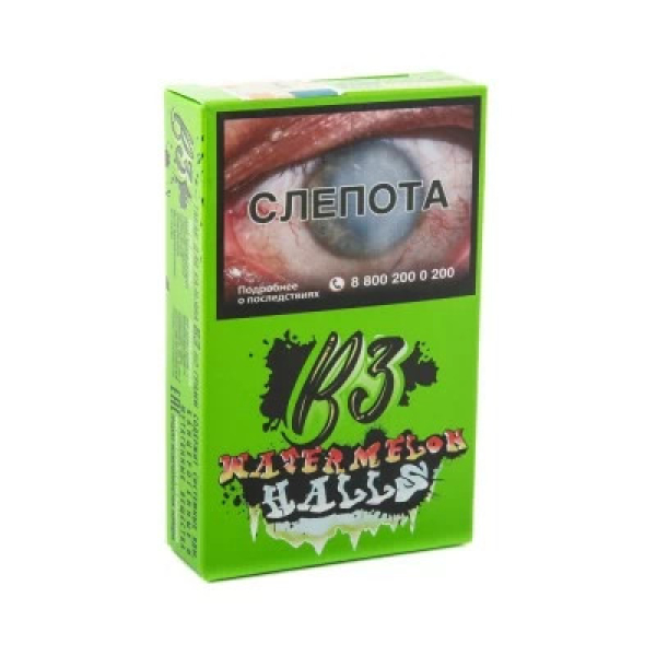 Табак B3 Watermelon Halls (Ледяной Арбуз и Дыня) 50 гр в Нарьян-Маре