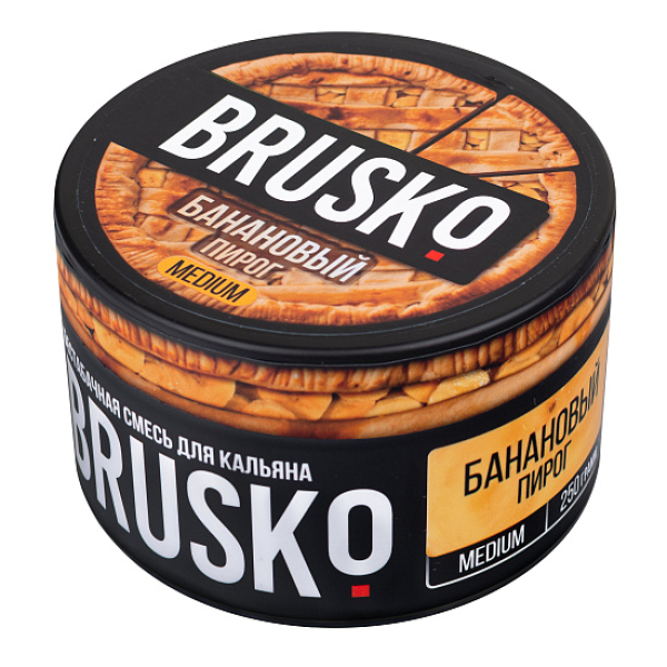 Смесь BRUSKO БАНАНОВЫЙ ПИРОГ (MEDIUM) 250 гр в Нарьян-Маре
