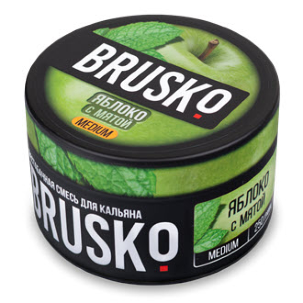 Смесь BRUSKO ЯБЛОКО С МЯТОЙ (MEDIUM) 250 гр в Нарьян-Маре