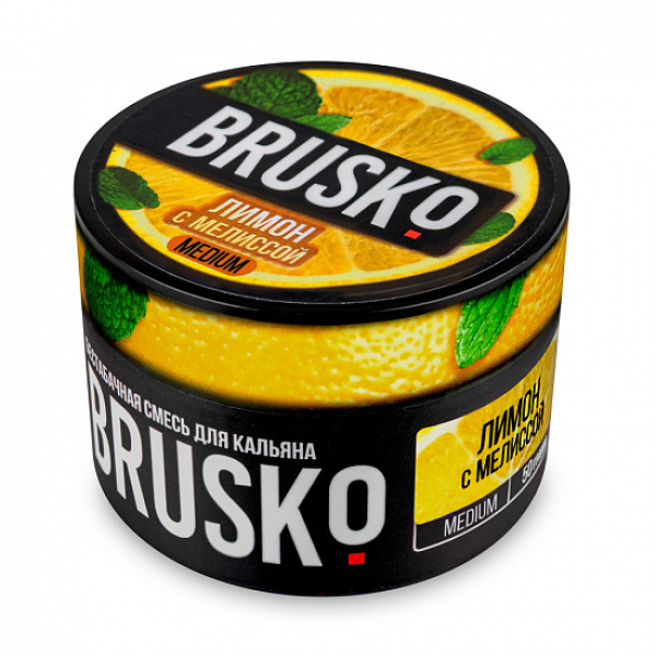 Смесь Brusko Medium Лимон мелисса 50 грамм в Нарьян-Маре