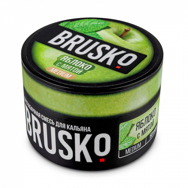 Смесь Brusko Medium Яблоко с мятой 50 грамм в Нарьян-Маре