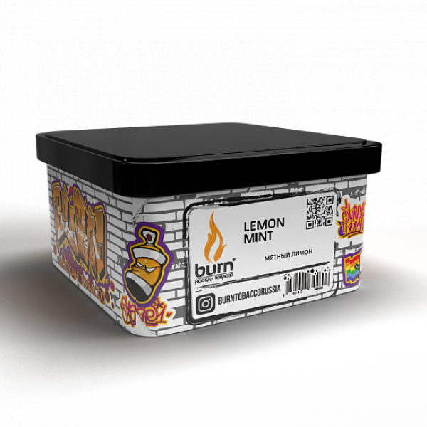 Табак BURN LEMON MINT 200 грамм в Нарьян-Маре