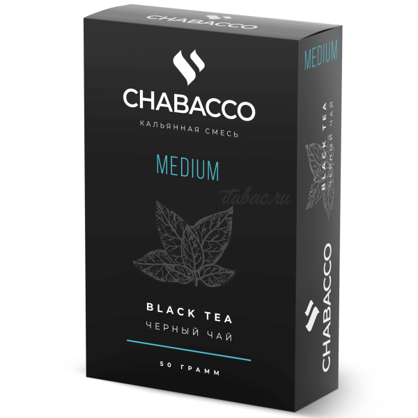 Смесь Chabacco Medium BLACK TEA (ЧЕРНЫЙ ЧАЙ) 50 гр в Нарьян-Маре