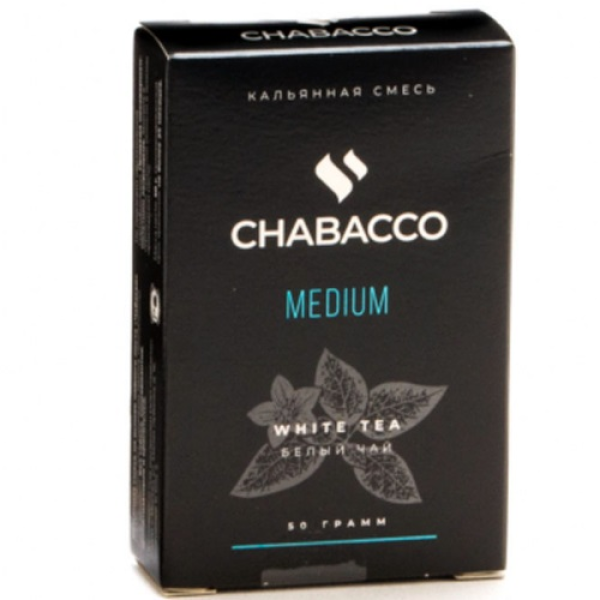 Смесь Chabacco Medium WHITE TEA (БЕЛЫЙ ЧАЙ) 50 гр в Нарьян-Маре