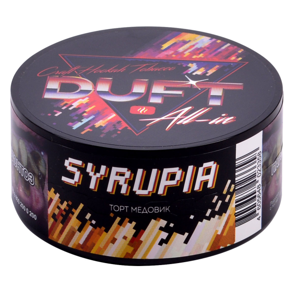 Табак Duft All-In Syrupia 25 грамм в Нарьян-Маре