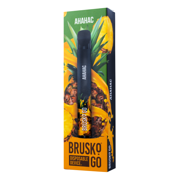 Одноразовая электронная сигарета Brusko Go Ананас 800 затяжек в Нарьян-Маре