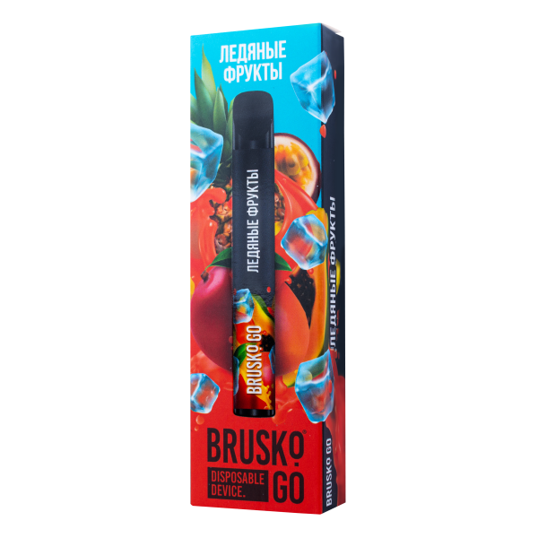 Одноразовая электронная сигарета Brusko Go Ледяные Фрукты 800 затяжек в Нарьян-Маре