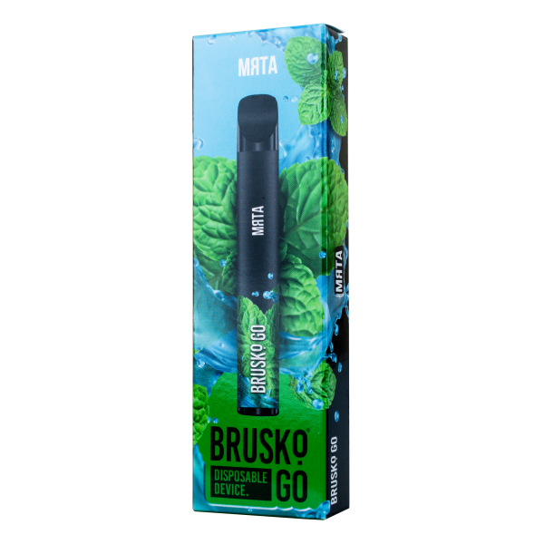 Одноразовая электронная сигарета Brusko Go Мята 800 затяжек в Нарьян-Маре