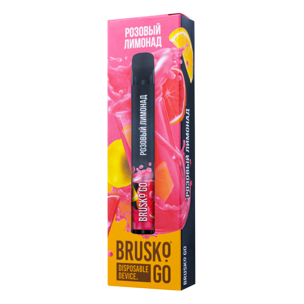 Одноразовая электронная сигарета Brusko Go Розовый Лимонад 800 затяжек в Нарьян-Маре
