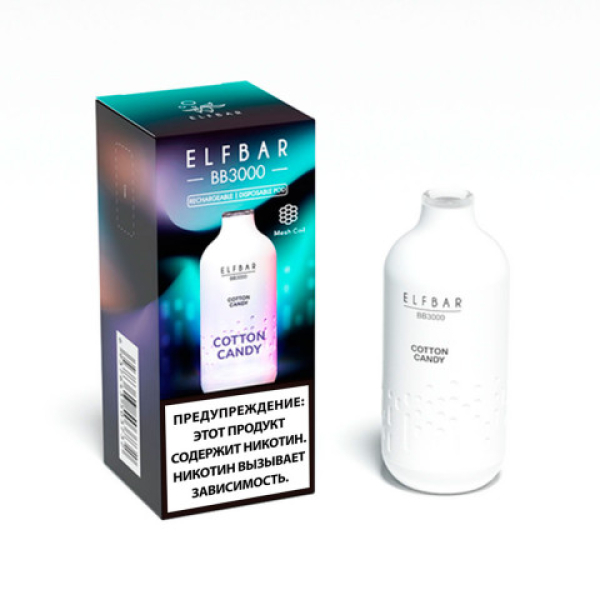 Elfbar BB3000 Сахарная вата, 3000 тяг в Нарьян-Маре