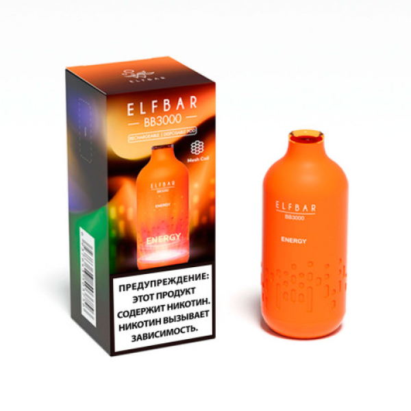 Elfbar BB3000 Энергетик, 3000 тяг в Нарьян-Маре