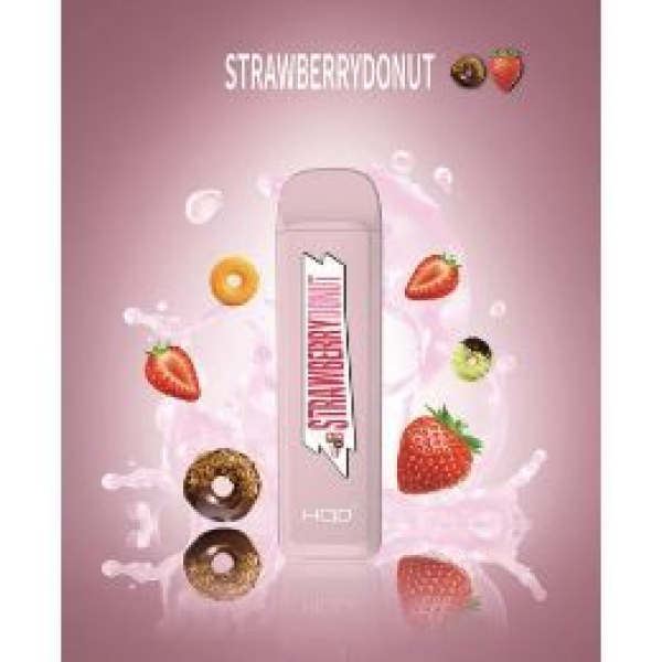 HQD MEGA Strawberry Donut (Клубничный Пончик), 1800 тяг в Нарьян-Маре