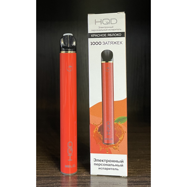 HQD melo red apple (красное яблоко) 1000 затяжек в Нарьян-Маре
