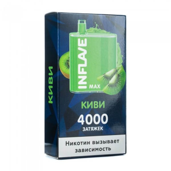 INFLAVE MAX Киви, 4000 тяг в Нарьян-Маре