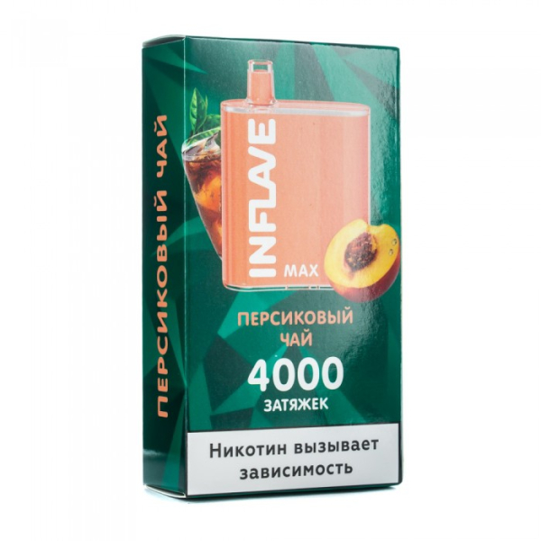 INFLAVE MAX Персиковый чай, 4000 тяг в Нарьян-Маре