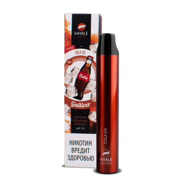 inHale Guliver Hard Cola Ice (Кола Со Льдом) 1500 затяжек в Нарьян-Маре