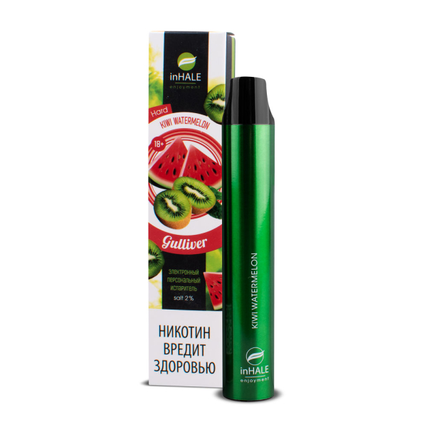 inHale Guliver Hard Kiwi Watermelon (Киви Арбуз) 1500 затяжек в Нарьян-Маре