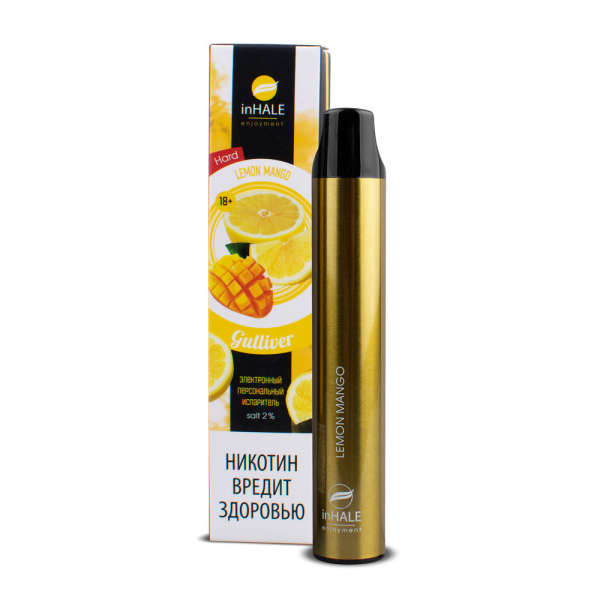 inHale Guliver Hard Lemon Mango (Лимон Манго) 1500 затяжек в Нарьян-Маре