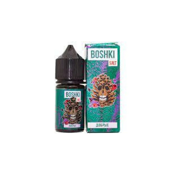 Жидкость BOSHKI Salt Добрые (Мороженное хвоя ягоды) (30 мл, 20 мг/мл) в Нарьян-Маре
