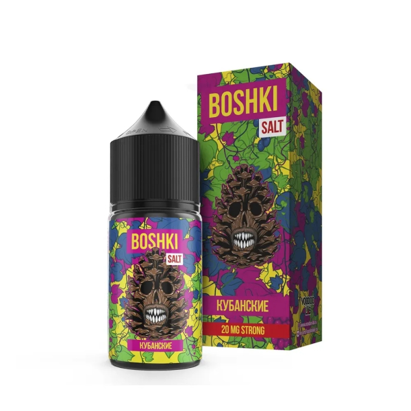 Жидкость BOSHKI Salt Кубанские (Виноград черника хвоя) (30 мл, 20 мг/мл) в Нарьян-Маре