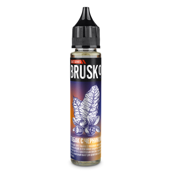 Жидкость Brusko Salt Табак С Черникой 30 мл в Нарьян-Маре