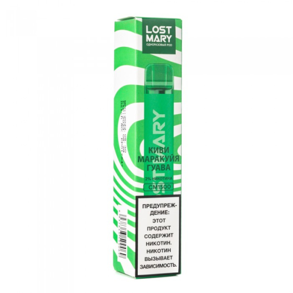 Lost Mary Kiwi Passion Fruit Guava Киви Маракуйя Гуава, 1500 тяг в Нарьян-Маре