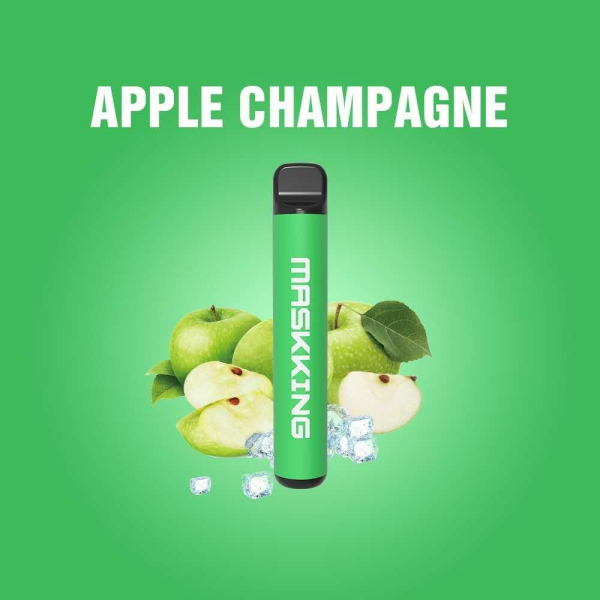 Одноразовая электронная сигарета Maskking High Pro Apple Champagne (Яблочное Шампанское) 1000 затяжек в Нарьян-Маре