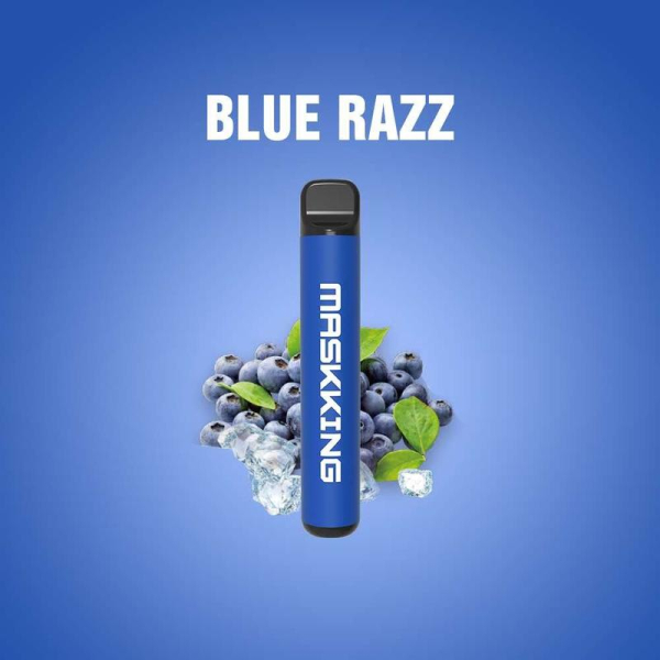Одноразовая электронная сигарета Maskking High Pro Blue Razz (Черничный Рай) 1000 затяжек в Нарьян-Маре