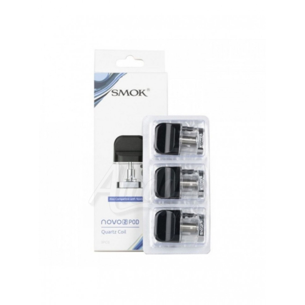 Упаковка картриджей NOVO 2 Quartz 1.4 ohm 2ml Coil Pod  by SMOK (в упаковке 3 шт) в Нарьян-Маре