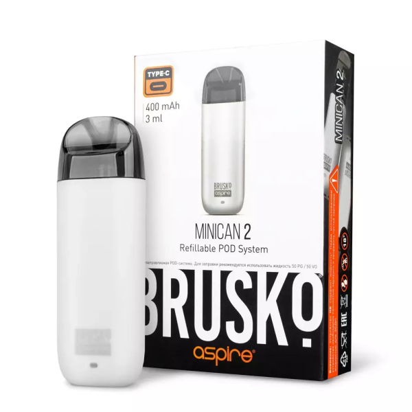 Brusko MINICAN 2 (400 мАч, Белый) в Нарьян-Маре