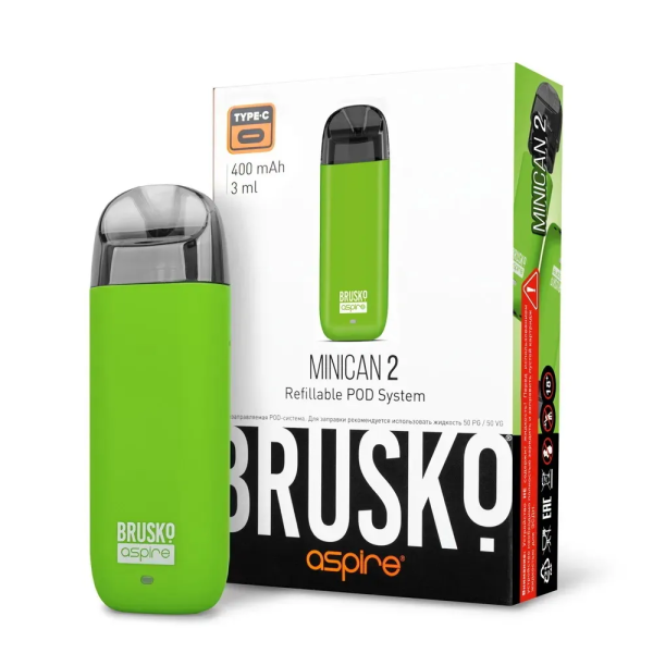 Brusko MINICAN 2 (400 мАч, Зеленый) в Нарьян-Маре