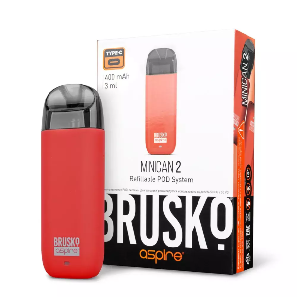Brusko MINICAN 2 (400 мАч, Красный) в Нарьян-Маре