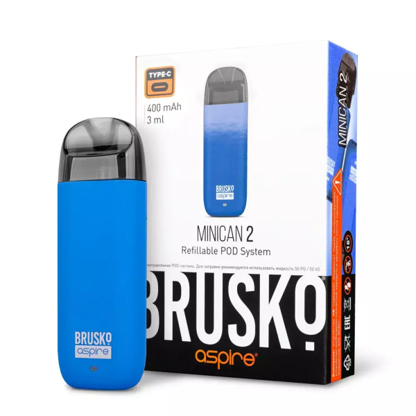 Brusko MINICAN 2 (400 мАч, Синий) в Нарьян-Маре