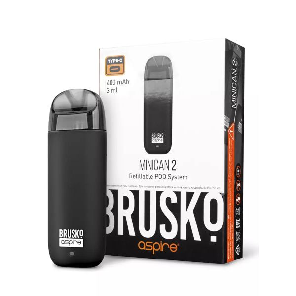 Brusko MINICAN 2 (400 мАч, Черный) в Нарьян-Маре