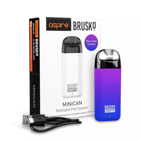 Brusko MINICAN (350 мАч, Синий,фиолетовый) в Нарьян-Маре