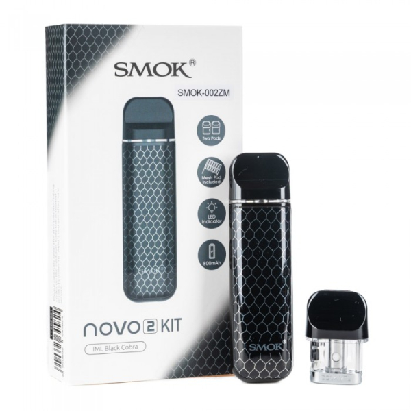 POD-система SMOK Novo 2 Pod 800 mAh Black Carbon в Нарьян-Маре