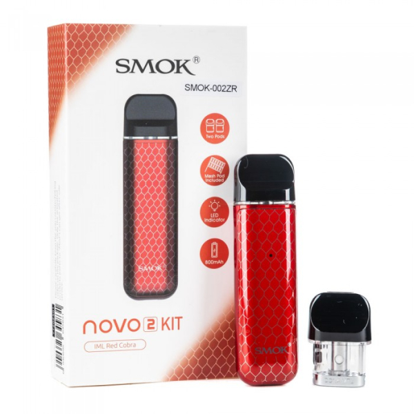 POD-система SMOK Novo 2 Pod 800 mAh Red Carbon в Нарьян-Маре