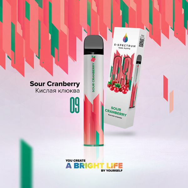 E SPECTRUM (SOUR CRANBERRY 09), 1500 тяг в Нарьян-Маре