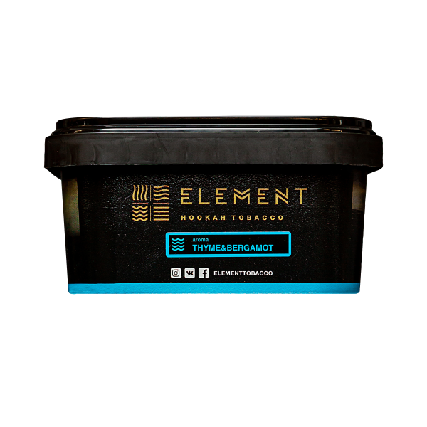 Табак Element Water Thyme Bergamot 200 грамм в Нарьян-Маре