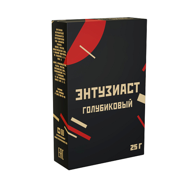 Табак ЭНТУЗИАСТ ГОЛУБИКОВЫЙ 25 гр в Нарьян-Маре