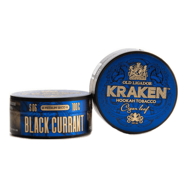 Табак Kraken Medium Seco Black Currant (Черная Смородина) 100 гр в Нарьян-Маре