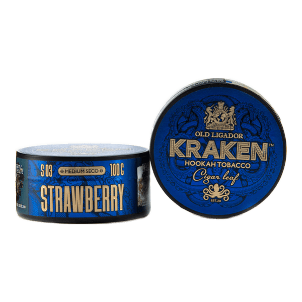 Табак Kraken Medium Seco Strawberr (Клубника) 100 гр в Нарьян-Маре