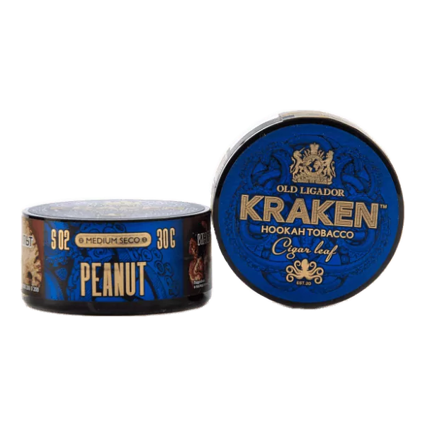 Табак Kraken Medium Seco Peanut (Арахис) 30 гр в Нарьян-Маре