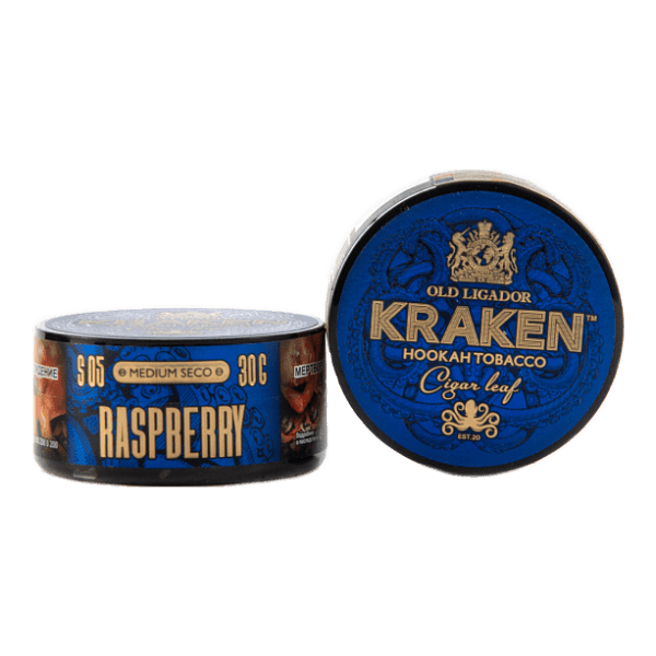 Табак Kraken Medium Seco Raspberry (Малина) 30 гр в Нарьян-Маре