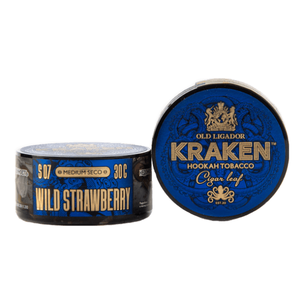 Табак Kraken Medium Seco wild strawberry (Земляника) 30 гр в Нарьян-Маре